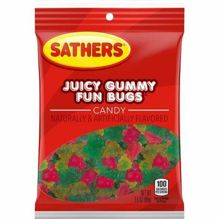 SATHERS GUMMY BUGS FRUITY3.5OZ 06749